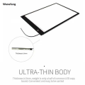 Wenefang KaKBeir A3 A4 A5 Graphics Tablet LED Drawing Tablet Art Stencil Drawing Board Light Box Tracing Table Pad Electronics Writing. 