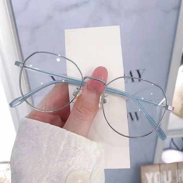 Korean%20Anti%20Blue%20Light%20Glasses%20Women%20Oversized%20Metal%20Glasses%20Men%20Round%20Frame%20Computer%20Eyewear%20Fashion%20Plain%20Glasses%20Gifts%20-%20Image%204