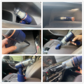 OYPFXMI 80000Pa Car Vacuum Cleaner Wireless Charging Compressed Air Handheld High-Power with HEPA Filter for Home Office Car -B. 