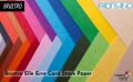 Brustro Elle Erre Coloured Card Stock Craft Paper A4 Size 220 GSM Pack of 9 Sheets. 