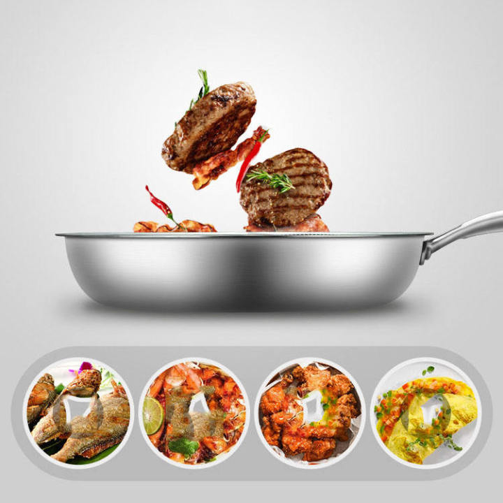 Honeycomb%20Structure%20Hex%20Design%20Non-stick%20%20Fry%20Pan%2026%20cm%20Stainless%20Steel%20-%20Image%2010