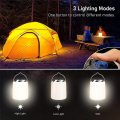 1 PCS Rechargeable Camping Light Outdoor Camping Lantern, White Camping Hiking Emergency Waterproof Light. 