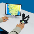 ARELENE Wireless Microscope,WiFi USB Digital Handheld Microscope, 50 to 1600x Wireless Magnification 8 LED with Metal Stand. 
