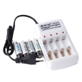 Jiabao JB-212 AA/AAA Battery Charger – LED Digital Charger with 4 Rechargeable Batteries. 