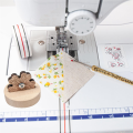 1Set Tabletop Yarn Cutter with Thread Cutting Tools with Anti-Slip Stand Wood. 