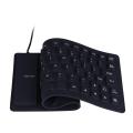 Silicone Flexible Soft Roll-up Waterproof Portable USB Wired Keyboard for PC Notebook Laptop. 