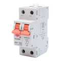 16A HPL C Curve Miniature Circuit Breakers (MCB) Double Pole Rating Amps, White. 