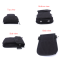 1 PCS Technical Scuba Diving Storage Bag Weight Belt Lead Pocket Black Attach to Leg BCD Adjustable Swater Sport Diving Equipment. 