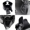 3X Black Good Headgear Guard Training Helmet Kick Boxing Protection Gear. 