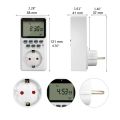 New style Timer switch UK wall can be timer, with timer heavy-duty smart device digital programmable cloth] socket timing [hot new products issued in power socket EU US. 