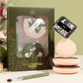 Uonevic Puff foundation, powder smear, elastic uff concealer brush, hion Luxury pir Cus2pcs A makeup stirring, sponge marshmallow makeup. 