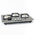 Faber Gas Hob 75Cm Black Colour Toughened Glass 3 Burner (Nexus Htg 753 Crs Brci). 