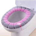Warm Toilet Seat Cover Mat Bathroom Toilet Pad Cushion with Handle Thicker Soft Washable - Toilet Sheet Cover |. 