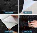 Marble Design Oil Proof/ Waterproof Kitchen Backsplash Wallpaper Stickers. 