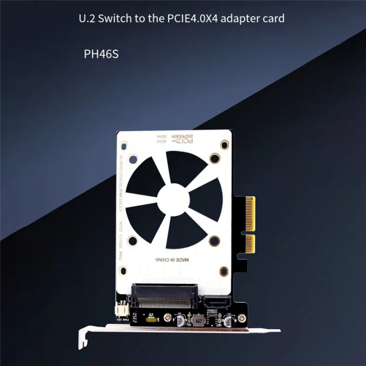 U.2%20SSD%20to%20PCIE4.0%20Riser%20Card%20PCI%20Express%204.0%20X4%20X8%20X16%20SFF-8639%20Expansion%20Card%20As%20Shown%20PCB%20for%20Windows8/10/Linux%20-%20Image%204