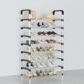 Stainless Steel Foldable Shoe Rack 7 Layers Size. 