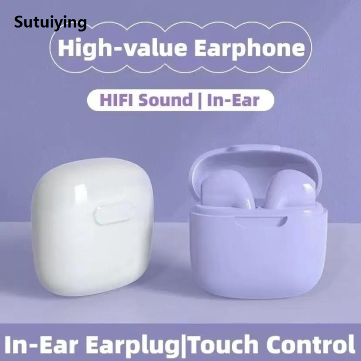 Sutuiying Macaroon Color A2 Earbuds Noise Reduction Bluetooth TWS Earphone 2025 DIY Wireless Headset Touch Control Build-in Mic