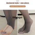Difutagui Women Winter Leggings Warm Tights Translucent Pantyhose Stockings Original Fleece Ladies Thermal Wool Pants Elastic High Waist Socks. 