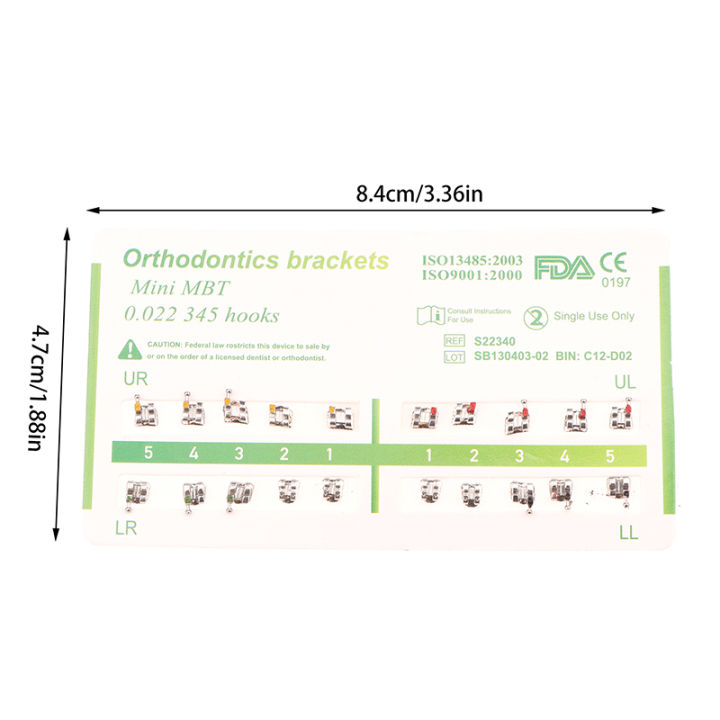20Pcs/Pack%20Dental%20Orthodontic%20Metal%20Braces%20Bracket%20Mini%20Roth/MBT/Edgewise%20022%20Slot%20Dentist%20Bracket%20Dental%20Metal%20Bracket%20-%20Image%206