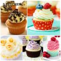 DISICHEN 【2025 Version】 24-48Pcs/Set Pastry Nozzle Stainless Steel Icing Piping Nozzles DIY Cake Fondant Cream Decorating Supplies Kitchen Bakery Tools. 