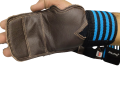 Gym Gloves Good Quality Leather   Weight Lifting Gloves with Wrist Support Strap Pro Padded Gym Gloves for Powerlifting, Cross Training, Workout, Best for Both Men & Women. 