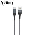 Asta WOLF Hyper | USB to Type C | 100cm Braided | Flexible | Ultra Fast Charging Data Cables | 6A Current | 120W Output |. 