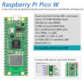 Freenove Basic Starter Kit for Raspberry Pi Pico 1 2 W, 386-Page Detailed Tutorial, 140 Items, 55 Projects, Python C Code. 