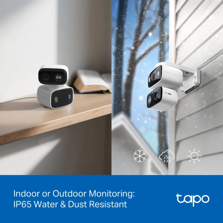 TP-Link%20Tapo%20C246D%20Indoor/Outdoor%202K%203MP%20Dual%20Lens%20Pan/Tilt%20Security%20Camera%20%20Free%20AI%20Detection%20Full-color%20Smart%20Night%20Vision,%202-Way%20Audio%20Works%20with%20Alexa,%20Google%20Assistant%20&%20Samsung%20SmartThings%20-%20Image%208