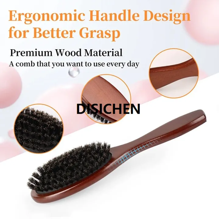 DISICHEN%20Natural%20Boar%20Bristle%20Hairbrush%20Massage%20Comb%20Anti-static%20Hair%20Scalp%20Paddle%20Brush%20Beech%20Wooden%20Handle%20Hair%20Brush%20Comb%20Styling%20Tool%202025%20New%20-%20Image%203