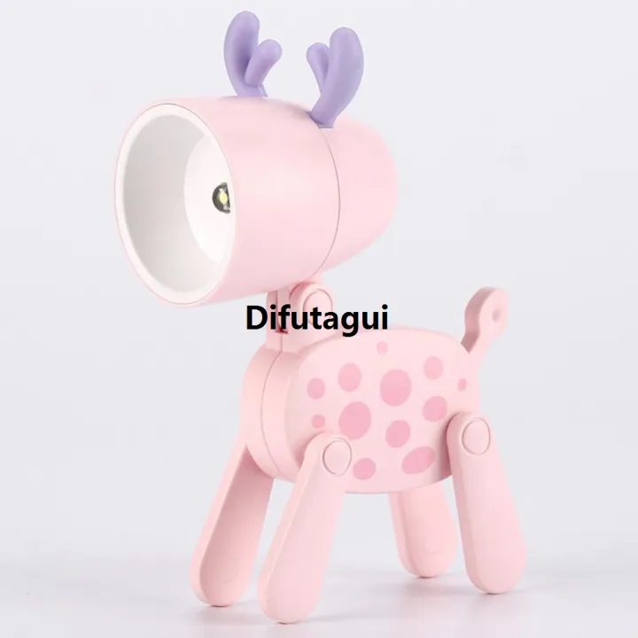 Difutagui%20Decorate%20the%20living%20room%20portable%20lamp%20dog%20deer%20cute%20night%20light%20Portable%20mini%20folding%20table%20lamp%20pet%20dinosaur%20flower%20night%20light%20student%20-%20Image%202