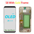 2025>2025 Super A+ OLED LCD Replacement For SAMSUNG Galaxy S8 SM-G950, SM-G950F NEW S8 Plus S8+ Touch Screen SM-G955, SM-G955F, Display. 