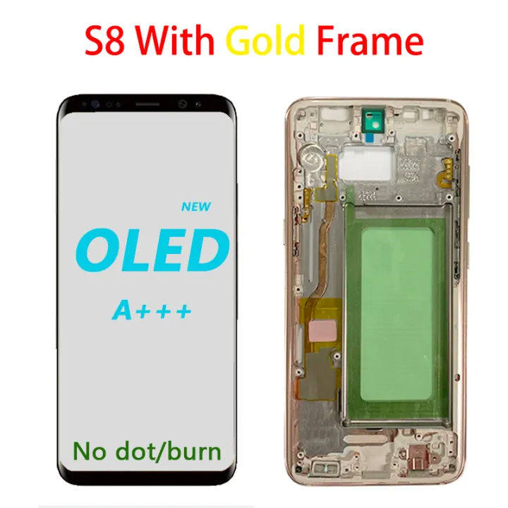 2025>2025%20Super%20A+%20OLED%20LCD%20Replacement%20For%20SAMSUNG%20Galaxy%20S8%20SM-G950,%20SM-G950F%20NEW%20S8%20Plus%20S8+%20Touch%20Screen%20SM-G955,%20SM-G955F,%20Display%20-%20Image%207