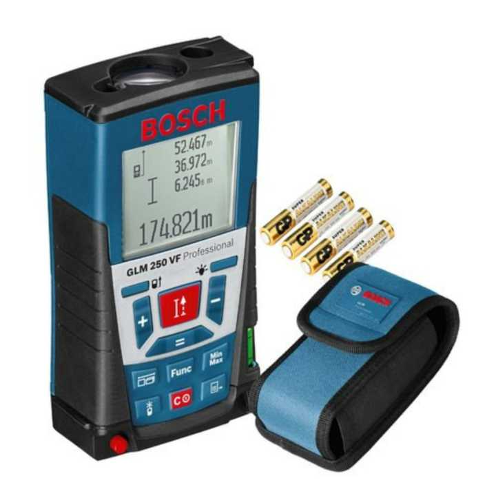 Bosch GLM 250 VF Laser Rangefinder