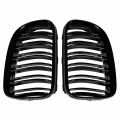 FORIDE 2X Gloss Black Front Kidney Grill Grille for E92 E93 3-Series 328I 335I Coupe 2011-2013. 