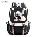 Anrushide Backpack Fashion Large Capacity Men's Women's Backpack Printed Portable Anime Hot Kanemuken Travel Bag Boy Girl School Bag. 