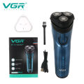 Rechargeable Wet And Dry Shaver Three Head Rotary Clean Shaver V-322. 