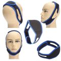 Anti Snore Nose Belt  Easily Adjustable Night  Sleeping Device (Black + Blue, Diving Cloth, Pack Of 1 Pcs). 