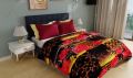 Korean Mink 3D Printed King Size Super Soft Thick 2kg Multi Colour Floral Heavy Blanket. 