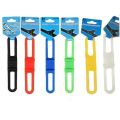 2025 NEW Durable Factory Price 5Pcs Quality High Silicone Elastic Strap Bicycle Torch Flashlight Handle Bar Holder Mount Universal. 