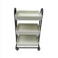 Cute Display Bookshelf 1:6 Dollhouse Cart Scene Model With Wheels Kitchen Shelf Dolls Accessories. 