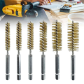 OUMERY Round Wire Brush Diameter Stainless Steel Tube Brushes in Different Sizes with Round Wire Brushes for Rotary Hammers. 