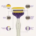 FURR By Pee Safe Body Shaving Razor for Women – Smooth & Gentle Body Hair Removal Razor. 