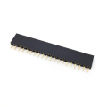 2.54MM 1×20 Pin Female single Row Straight Header Strip ( Pack of 5). 