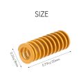 8Mm Od 20Mm Long Light Load Compression Mould Die Spring Yellow Compression Mould Die Spring for the 3S Bed 20Pcs. 