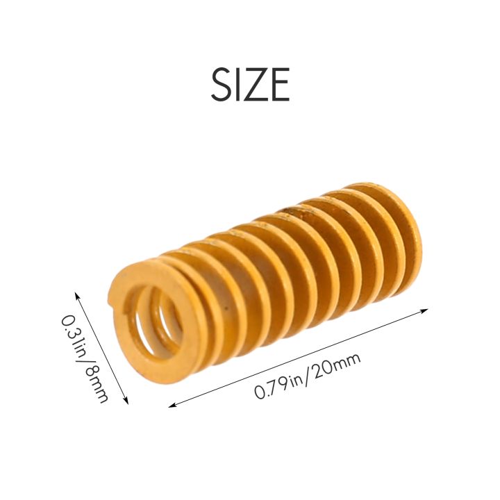 8Mm%20Od%2020Mm%20Long%20Light%20Load%20Compression%20Mould%20Die%20Spring%20Yellow%20Compression%20Mould%20Die%20Spring%20for%20the%203S%20Bed%2020Pcs%20-%20Image%207