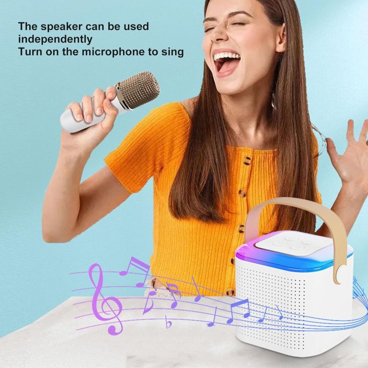Mini%20Karaoke%20Bluetooth%20Speaker%20with%20Wireless%20Microphone,%20RGB%20Light,%206W%20Karaoke%20Speaker%20Supports%20Memory%20Card%20Playback,%20Covers%20Wide%20Range%20for%20Party%20-%20Image%203