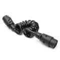 motors 2m Trailer Light Board Extension Cable Lead 7 Pin Plug & Socket Caravan Towing. 