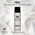 Riggs London Ace Perfumed Deodorant Body Spray 250ml - Made In UK. 