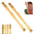 2 Pcs Bamboo Wood Back Scraper Wooden Back Scratcher, Scratching Massager, Backscratcher, Body Massage. 