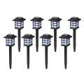 OUMERY 8PCS Solar Garden Lights Solar Landscape Lights for Solar Lights for Yard Garden Lawn Walkway Driveway,B. 
